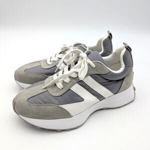 Urban Sport by JSlides Janey Sneaker Shoes Women's Grey/White Size US8M EU38.5